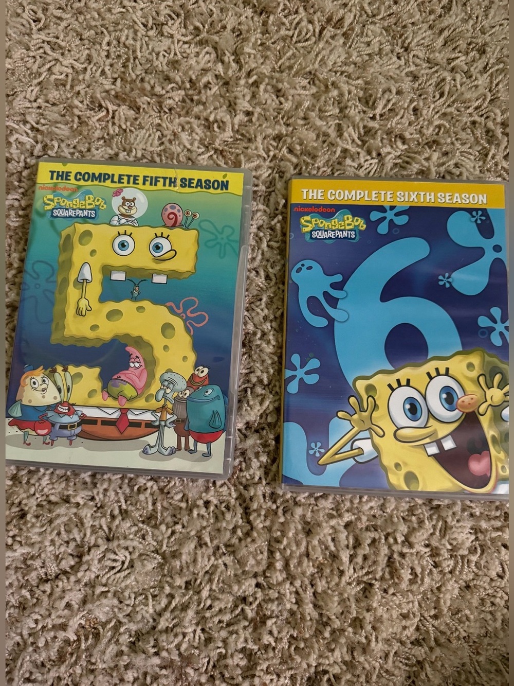 Spongebob SquarePants Bundle: Seasons 5 and 6 DVD’s